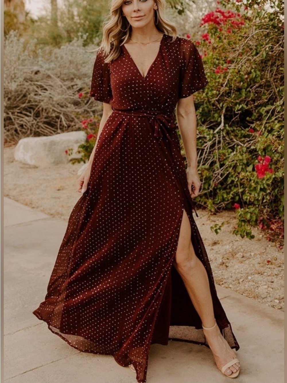 Baltic Born Grace Sparkle Mulberry Gown 2xl NWT